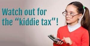 kiddie tax warning