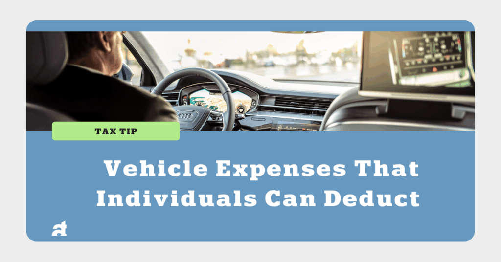 Vehicle Expenses That Individuals Can Deduct