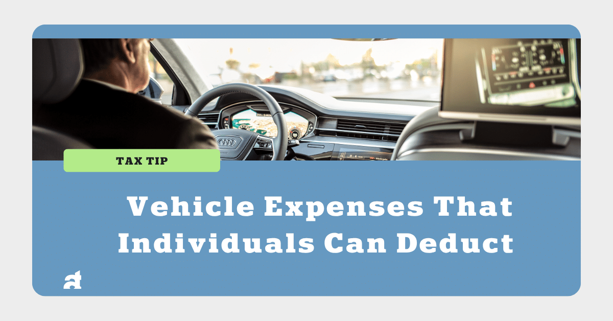 Vehicle Expenses That Individuals Can Deduct