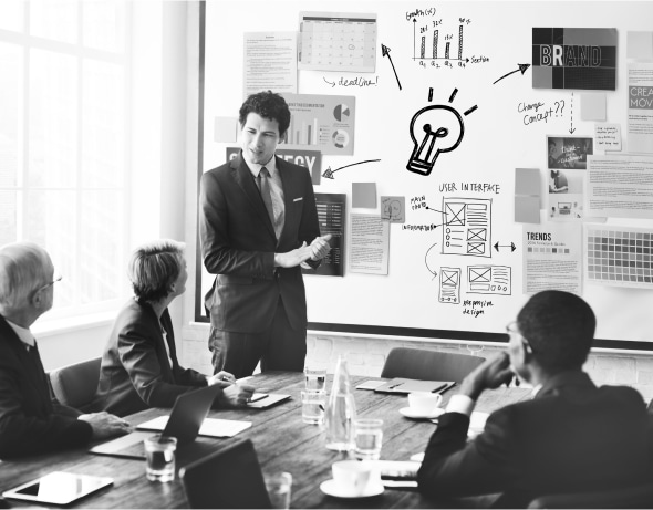 Plan planning strategy business ideas concept