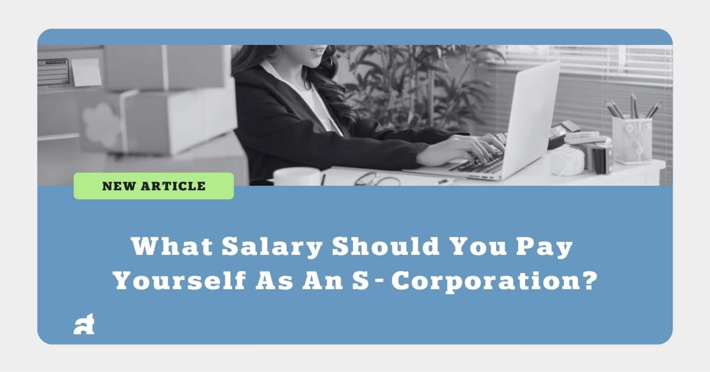pay yourself as an s-corporation