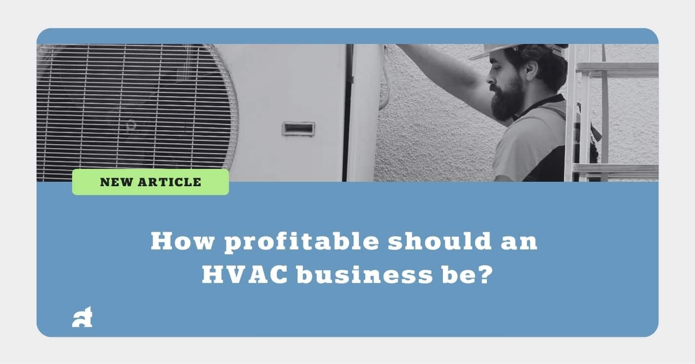 How profitable should an HVAC business