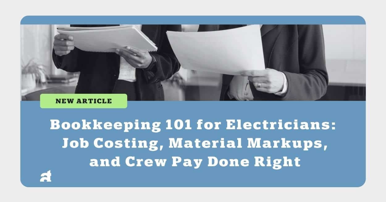 bookkeeping for electricians