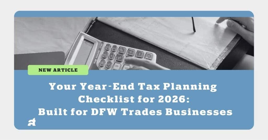 Year-End Tax Planning Checklist